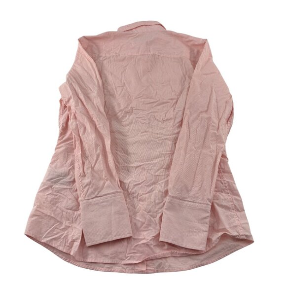 Banana Republic Womens Orange Riley Shirt Size 10 Long Sleeve Button-Down - Picture 3 of 5